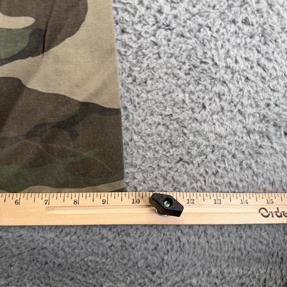 Wrangler Jeans Men's 36x32 Green Camo Cotton Straight Leg Cargo Utility Workwear - Picture 9 of 10